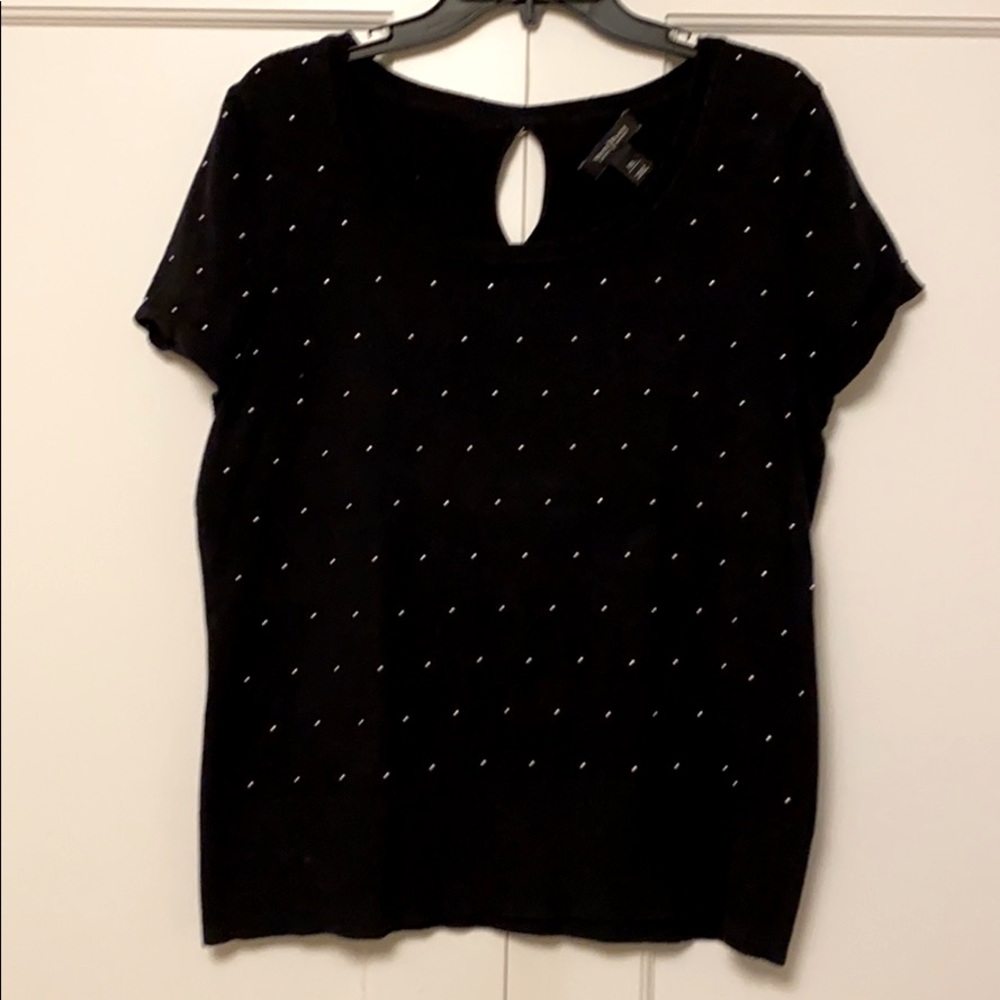 Silver studded sweater